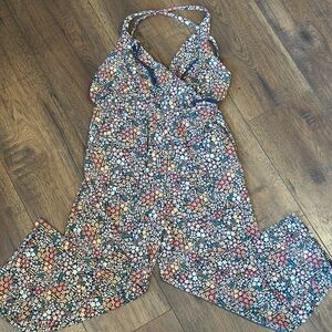 TEA Floral Print Jumpsuit